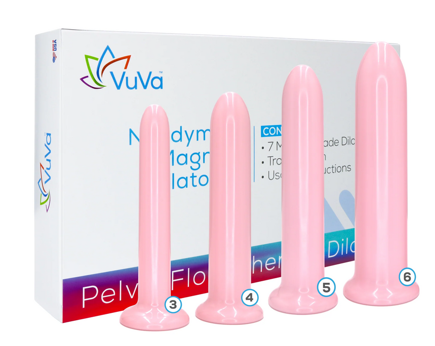 VuVa Neodymium Magnetic Vaginal Dilators Sizes 3,4,5,6